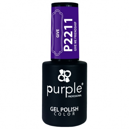 Queen's Cosmetics Marseille - Purple - GEL POLISH GIVE ME FRIENDSHIP P2211 PURPLE