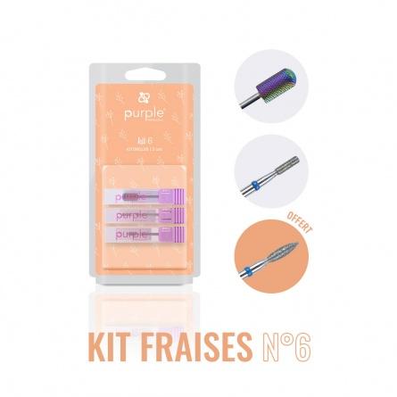 Queen's Cosmetics Marseille - Purple - KIT DE FRAISES N°6 : 2 EMBOUTS + 1 OFFERT - PURPLE