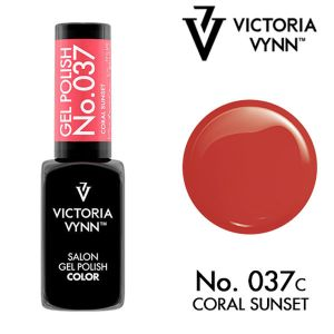 Queen's Cosmetics Marseille - Victoria vynn - GEL POLISH N°037  CORAL SUNSET VICTORIA VYNN