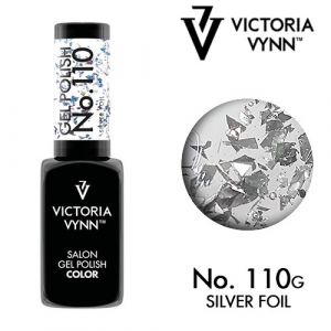 Queen's Cosmetics Marseille - Victoria vynn - GEL POLISH N°110  SILVER FOILVICTORIA VYNN