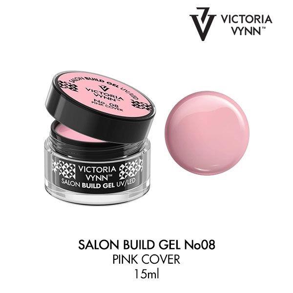 Queen's Cosmetics Marseille - Victoria vynn - BUILD GEL N°8 - PINK COVER 15ML VICTORIA VYNN