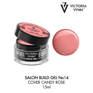 Queen's Cosmetics Marseille - Victoria vynn - BUILD GEL N°14 - COVER CANDY ROSE  15ML VICTORIA VYNN