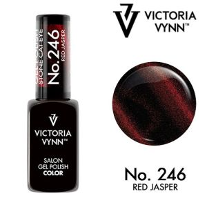 Queen's Cosmetics Marseille - Victoria vynn - GEL POLISH  N°246 CAT EYES RED JASPER VICTORIA VYNN