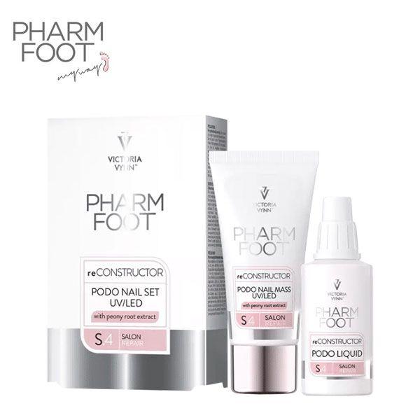 Queen's Cosmetics Marseille - Victoria vynn - PODO NAIL SET RE CONSTRUCTOR PHARM FOOT VICTORIA V