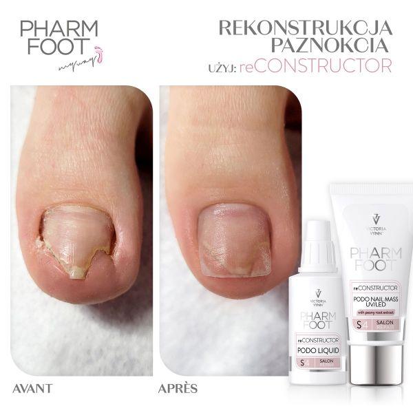 Queen's Cosmetics Marseille - Victoria vynn - PODO NAIL SET RE CONSTRUCTOR PHARM FOOT VICTORIA V