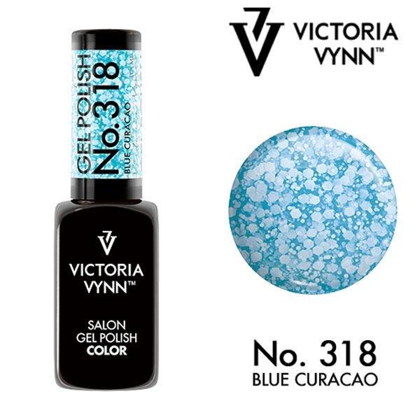 Queen's Cosmetics Marseille - Victoria vynn - GEL POLISH  N°318 BLUE CURACAO VICTORIA VYNN