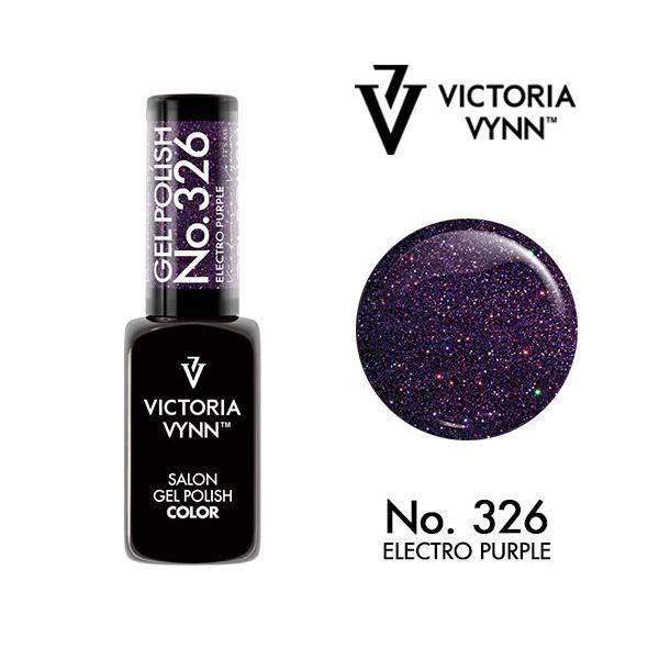 Queen's Cosmetics Marseille - Victoria vynn - GEL POLISH N°326 ELECTRO PURPLE VICTORIA VYNN