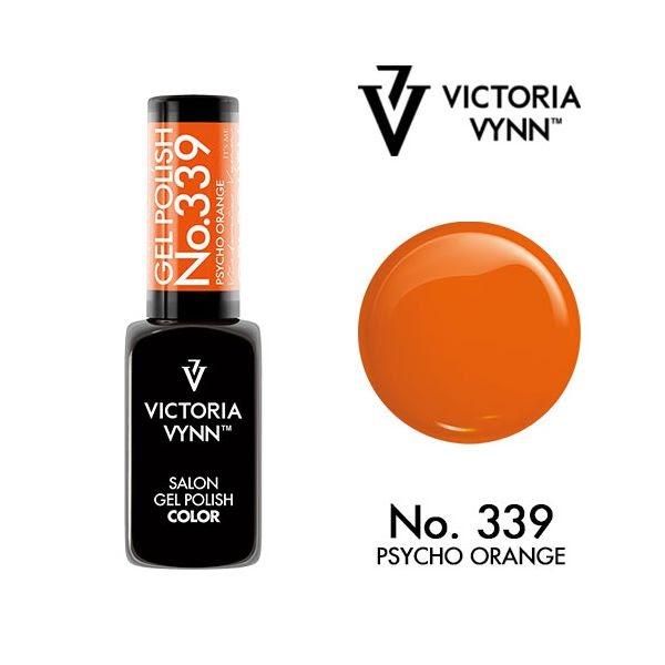 Queen's Cosmetics Marseille - Victoria vynn - GEL POLISH N°339 PSYCHO ORANGE VICTORIA VYNN
