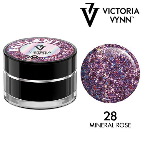 Queen's Cosmetics Marseille - Victoria vynn - BRILLANT GEL 28 MINERAL ROSE 5G VICTORIA VYNN