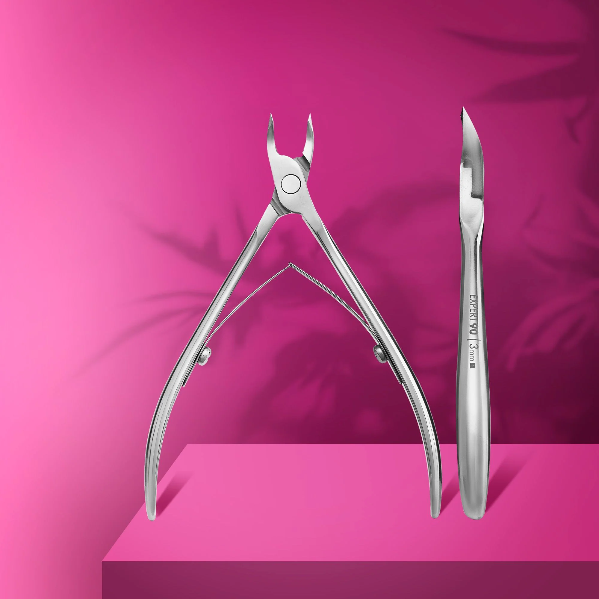 Queen's Cosmetics Marseille - Staleks pro - Pinces à cuticules professionnelles EXPERT 90 3 MM STALEKS PRO