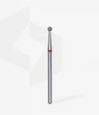 Queen's Cosmetics Marseille - Staleks pro - Embout diamant pour les ongles "Boule" Rouge 2.5 MM STALEKS PRO