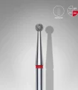Queen's Cosmetics Marseille - Staleks pro - Embout diamant pour les ongles "Boule" Rouge 2.5 MM STALEKS PRO