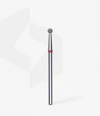 Queen's Cosmetics Marseille - Staleks pro - Embout diamant pour les ongles "Boule" Rouge 2.7MM STALEKS PRO
