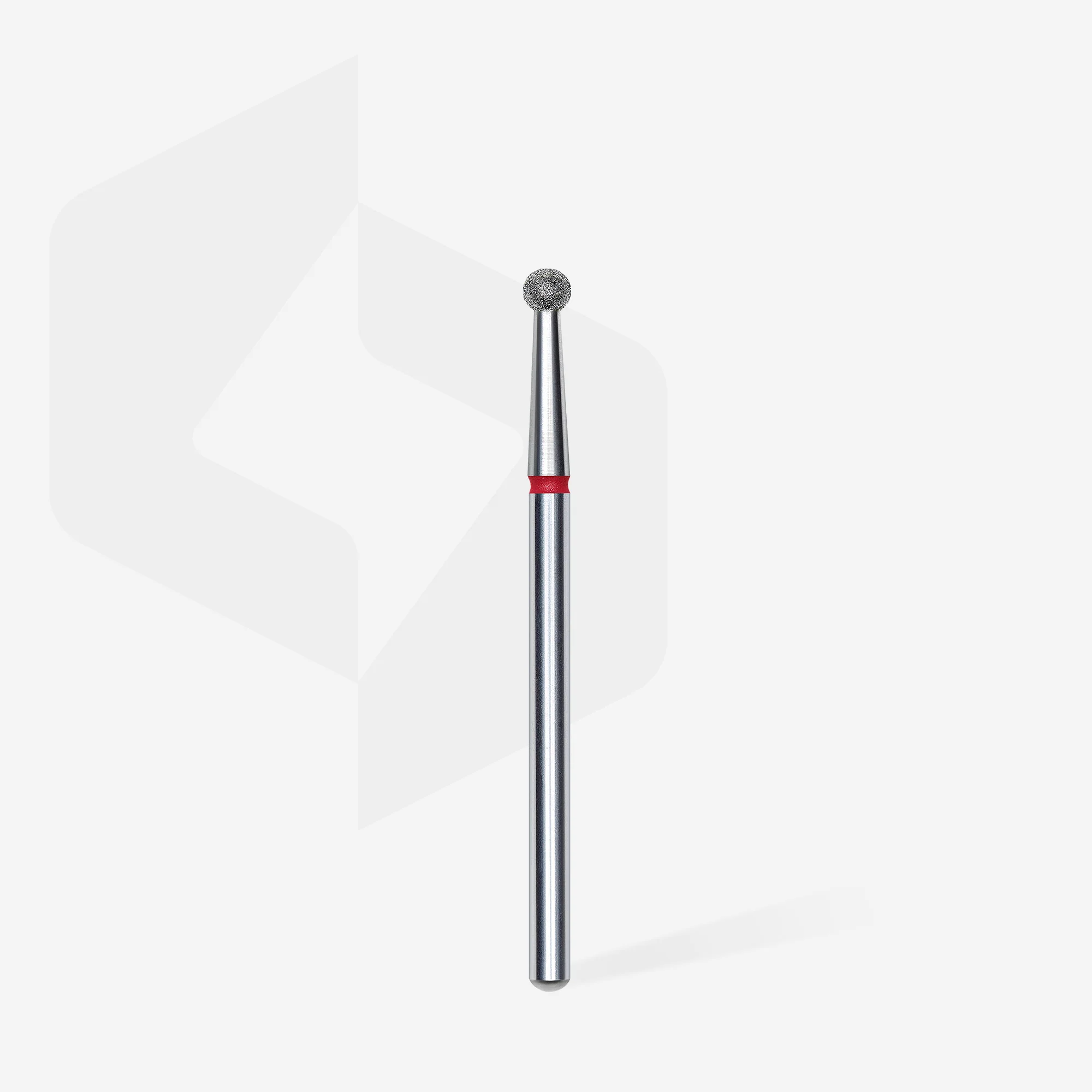 Queen's Cosmetics Marseille - Staleks pro - Embout diamant pour les ongles "Boule" Rouge 2.7MM STALEKS PRO