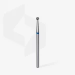 Queen's Cosmetics Marseille - Staleks pro - Embout diamant pour les ongles "Boule" Bleu 2.5 MM STALEKS PRO