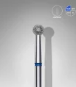 Queen's Cosmetics Marseille - Staleks pro - Embout diamant pour les ongles "Boule" Bleu 3.5 MM STALEKS PRO