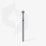 Queen's Cosmetics Marseille - Staleks pro - Embout diamant pour les ongles "Boule" Bleu 4 MM STALEKS PRO