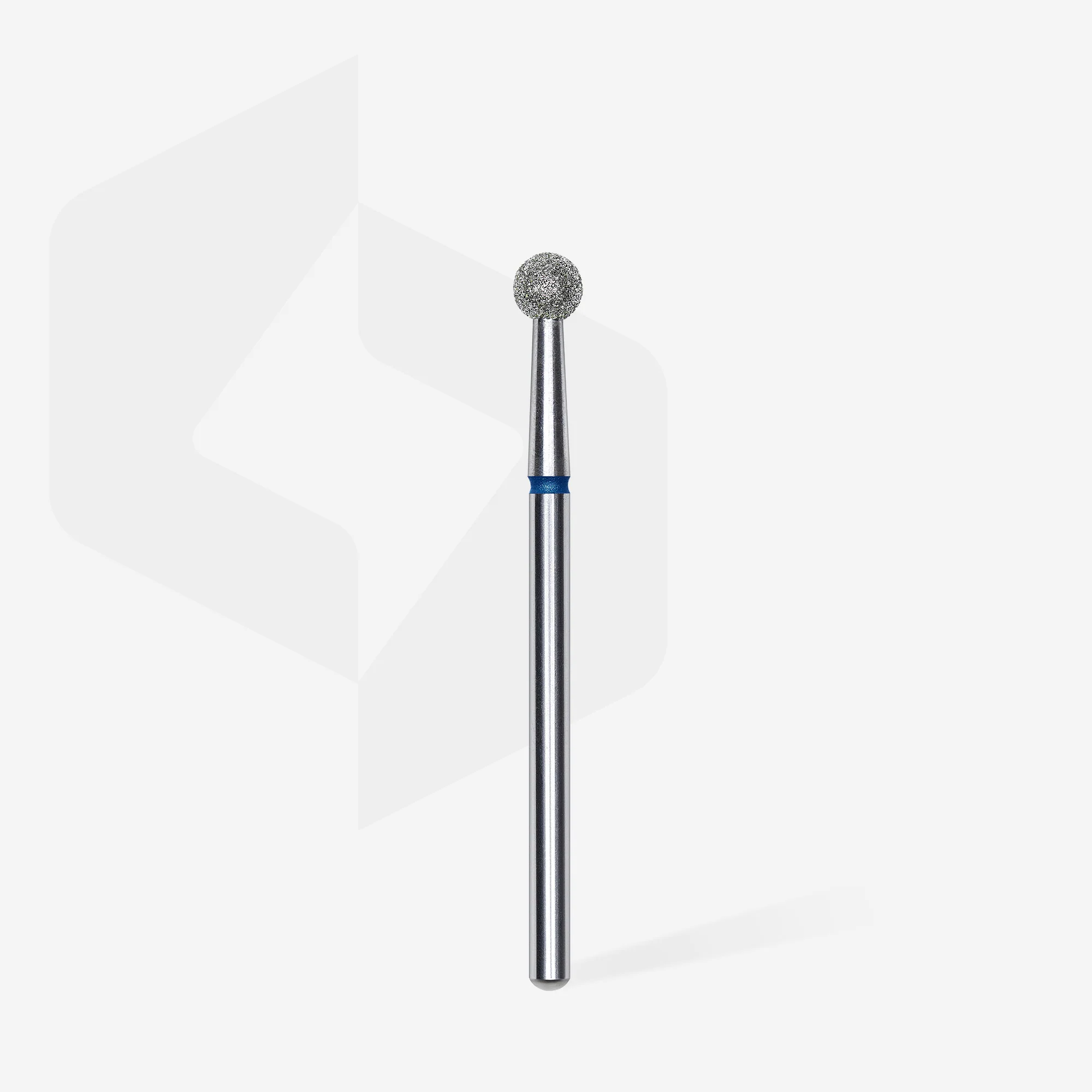 Queen's Cosmetics Marseille - Staleks pro - Embout diamant pour les ongles "Boule" Bleu 4 MM STALEKS PRO
