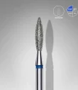 Queen's Cosmetics Marseille - Staleks pro - Embout diamant pour les ongles "Flamme" Bleu 2.3/10 MM STALEKS PRO