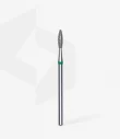 Queen's Cosmetics Marseille - Staleks pro - Embout diamant pour les ongles "Flamme" Vert 2.1/8 MM STALEKS PRO