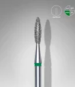 Queen's Cosmetics Marseille - Staleks pro - Embout diamant pour les ongles "Flamme" Vert 2.1/8 MM STALEKS PRO