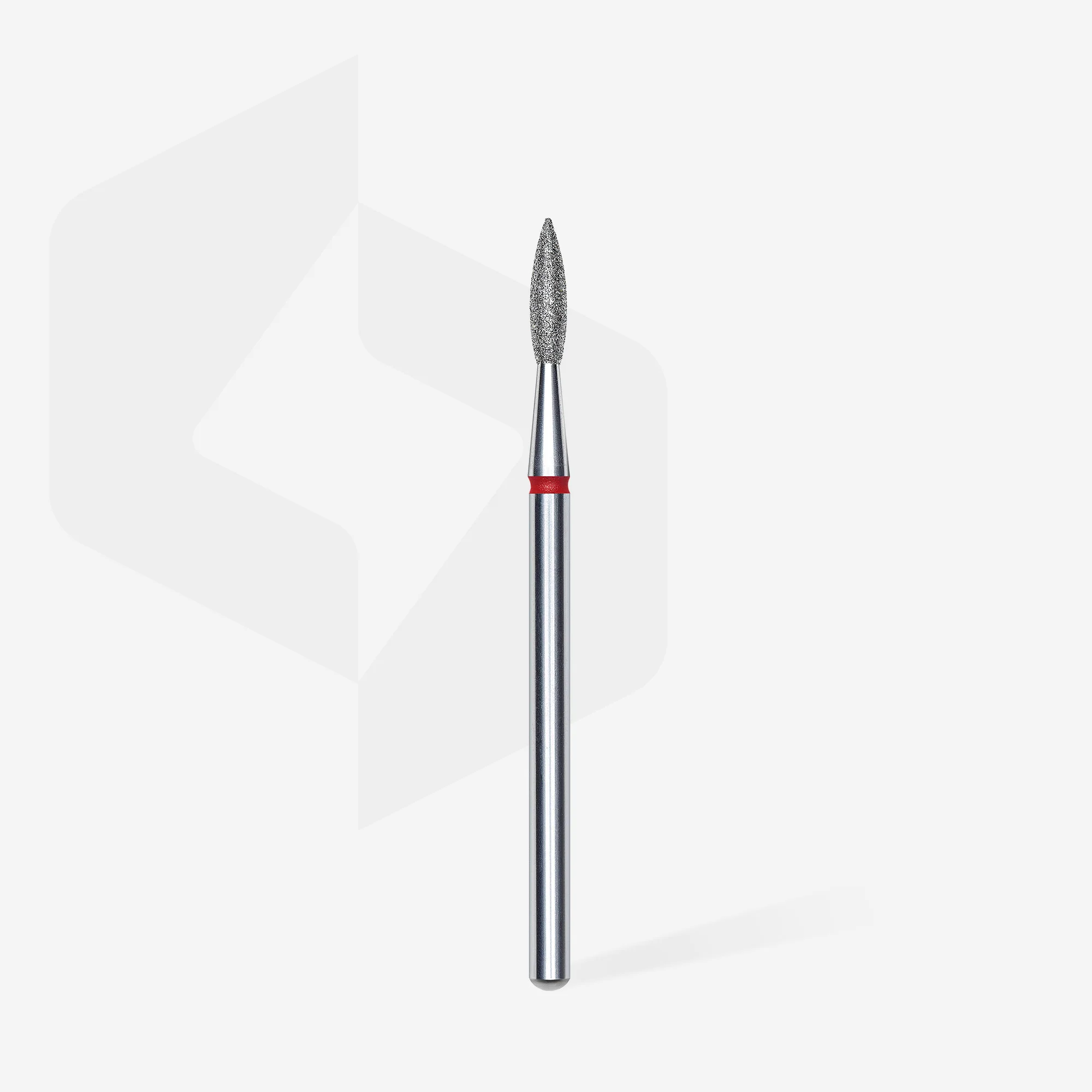 Queen's Cosmetics Marseille - Staleks pro - Embout diamant pour les ongles "Flamme" Rouge 2.1/8 MM STALEKS PRO