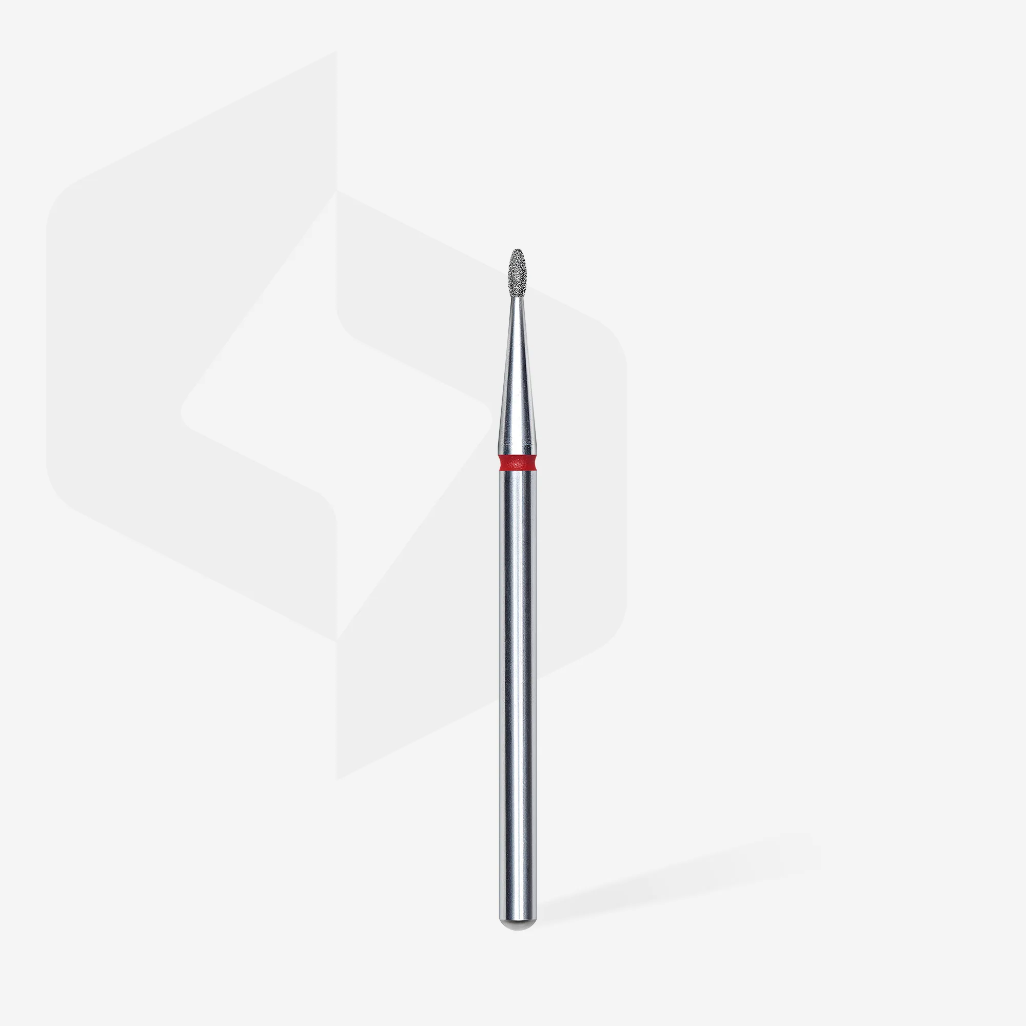Queen's Cosmetics Marseille - Staleks pro - Embout diamant pour les ongles "Bourgeon" Rouge 1.2/3 MM STALEKS PRO
