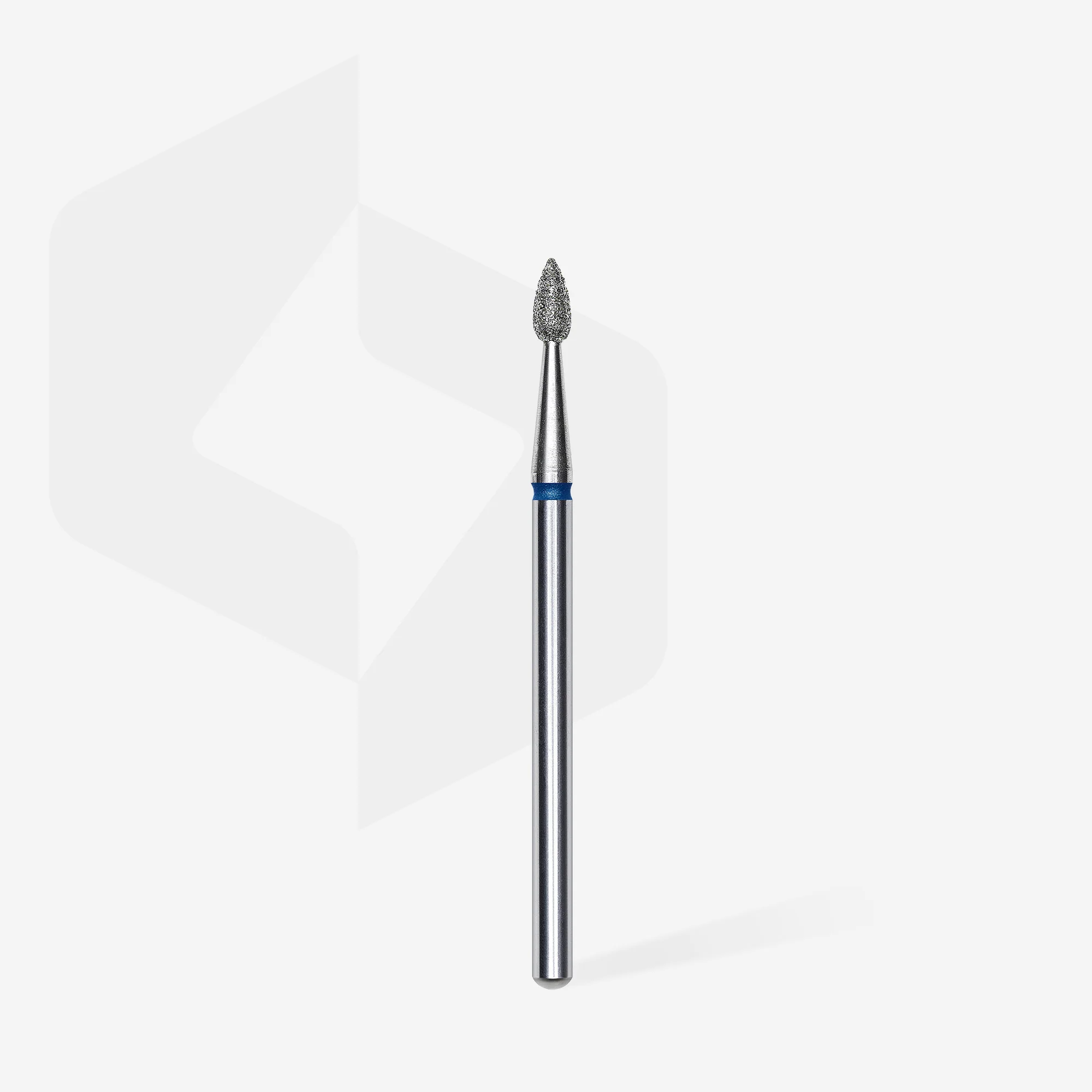 Queen's Cosmetics Marseille - Staleks pro - Embout diamant pour les ongles "Goutte" Bleu 2.3/5 MM STALEKS PRO