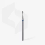 Queen's Cosmetics Marseille - Staleks pro - Embout diamant pour les ongles "Goutte" Bleu 1.6/4 MM STALEKS PRO