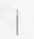 Queen's Cosmetics Marseille - Staleks pro - Embout diamant pour les ongles "Goutte" Rouge 1.6/4 MM STALEKS PRO