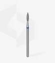 Queen's Cosmetics Marseille - Staleks pro - Embout diamant pour les ongles "Flamme pointue" Bleu 2.1/8 MM STALEKS PRO