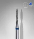 Queen's Cosmetics Marseille - Staleks pro - Embout diamant pour les ongles "Flamme pointue" Bleu 1.6/8 MM STALEKS PRO