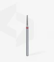 Queen's Cosmetics Marseille - Staleks pro - Embout diamant pour les ongles "Tronconique" Rouge 1.6/10 MM STALEKS PRO