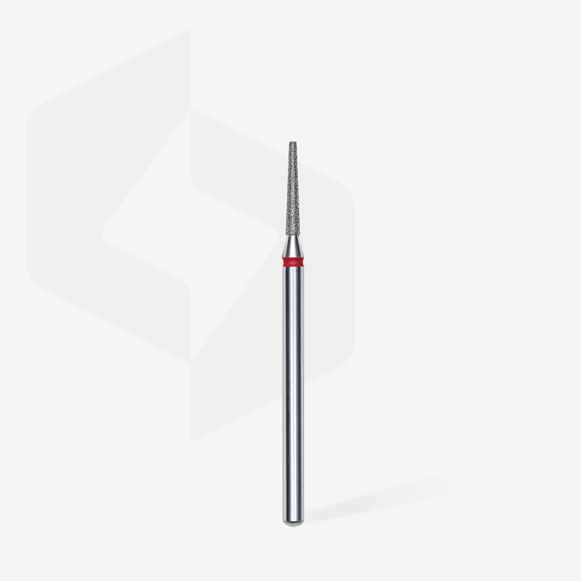 Queen's Cosmetics Marseille - Staleks pro - Embout diamant pour les ongles "Tronconique" Rouge 1.6/10 MM STALEKS PRO