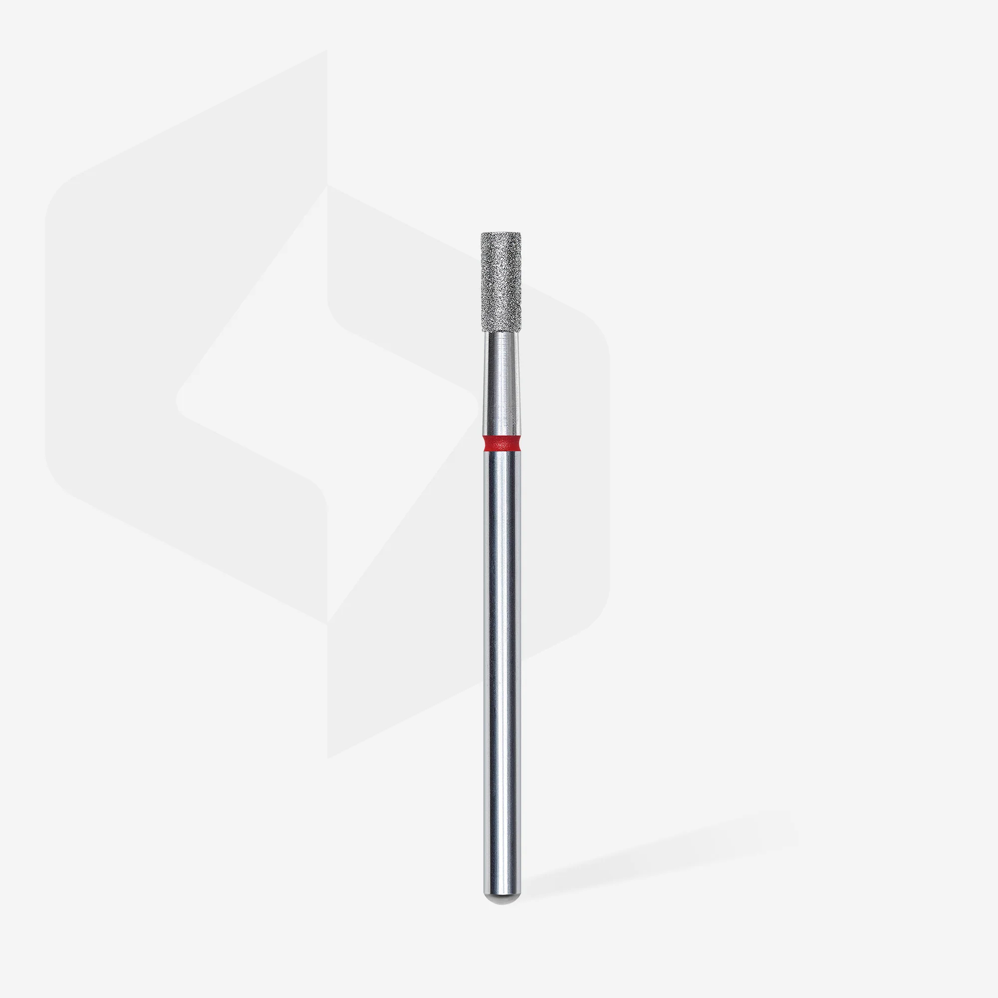 Queen's Cosmetics Marseille - Staleks pro - Embout diamant pour les ongles "Cylindre" Rouge 2.5/6 MM STALEKS PRO