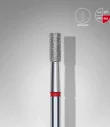 Queen's Cosmetics Marseille - Staleks pro - Embout diamant pour les ongles "Cylindre" Rouge 2.5/6 MM STALEKS PRO