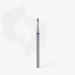 Queen's Cosmetics Marseille - Staleks pro - Embout diamant pour les ongles "Bourgeon arrondi" Bleu 1.6/3.4 MM STALEKS PRO