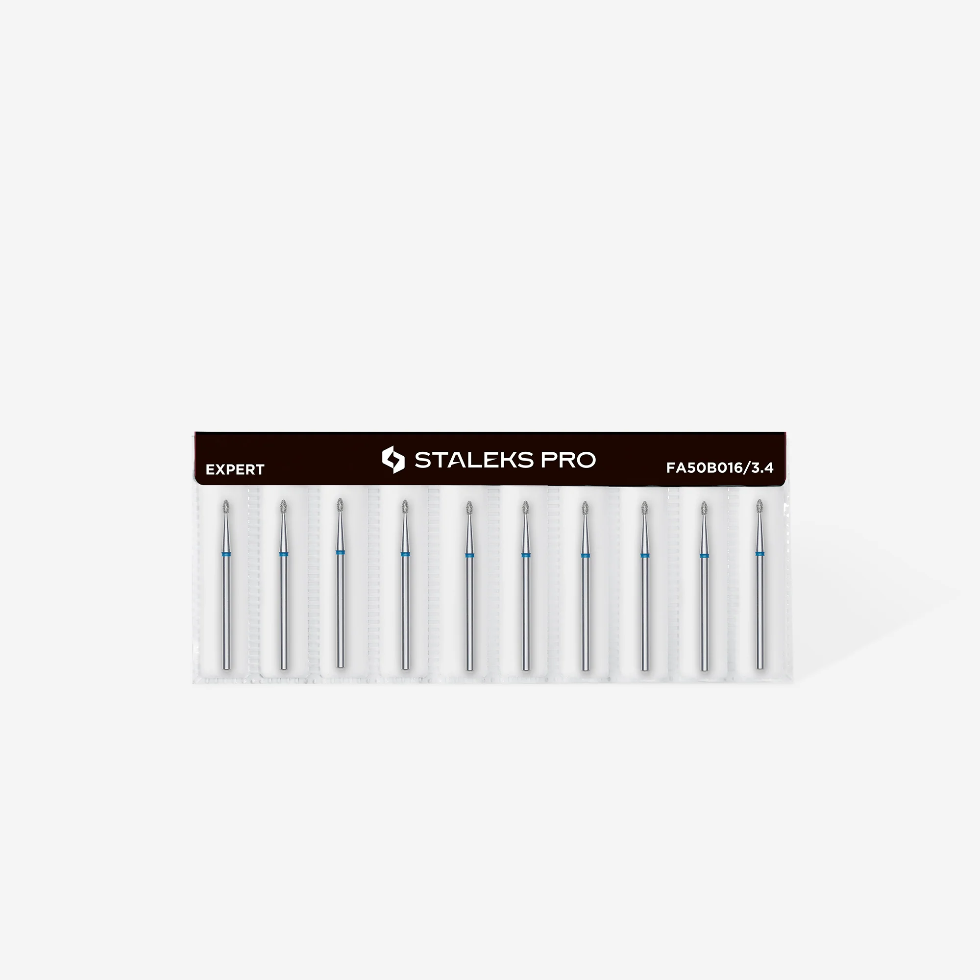 Queen's Cosmetics Marseille - Staleks pro - Embout diamant pour les ongles "Bourgeon arrondi" Bleu 1.6/3.4 MM STALEKS PRO