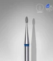 Queen's Cosmetics Marseille - Staleks pro - Embout diamant pour les ongles "Bourgeon" Bleu 1.2/3 MM STALEKS PRO