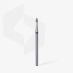 Queen's Cosmetics Marseille - Staleks pro - Embout diamant pour les ongles "Bourgeon pointu" Bleu 1.8/4 MM STALEKS PRO