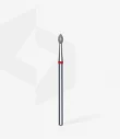 Queen's Cosmetics Marseille - Staleks pro - Embout diamant pour les ongles "Bourgeon pointu" Rouge 2.5/4.5 MM STALEKS PRO