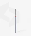Queen's Cosmetics Marseille - Staleks pro - Embout diamant pour les ongles "Aiguille" Rouge 1/10 MM STALEKS PRO
