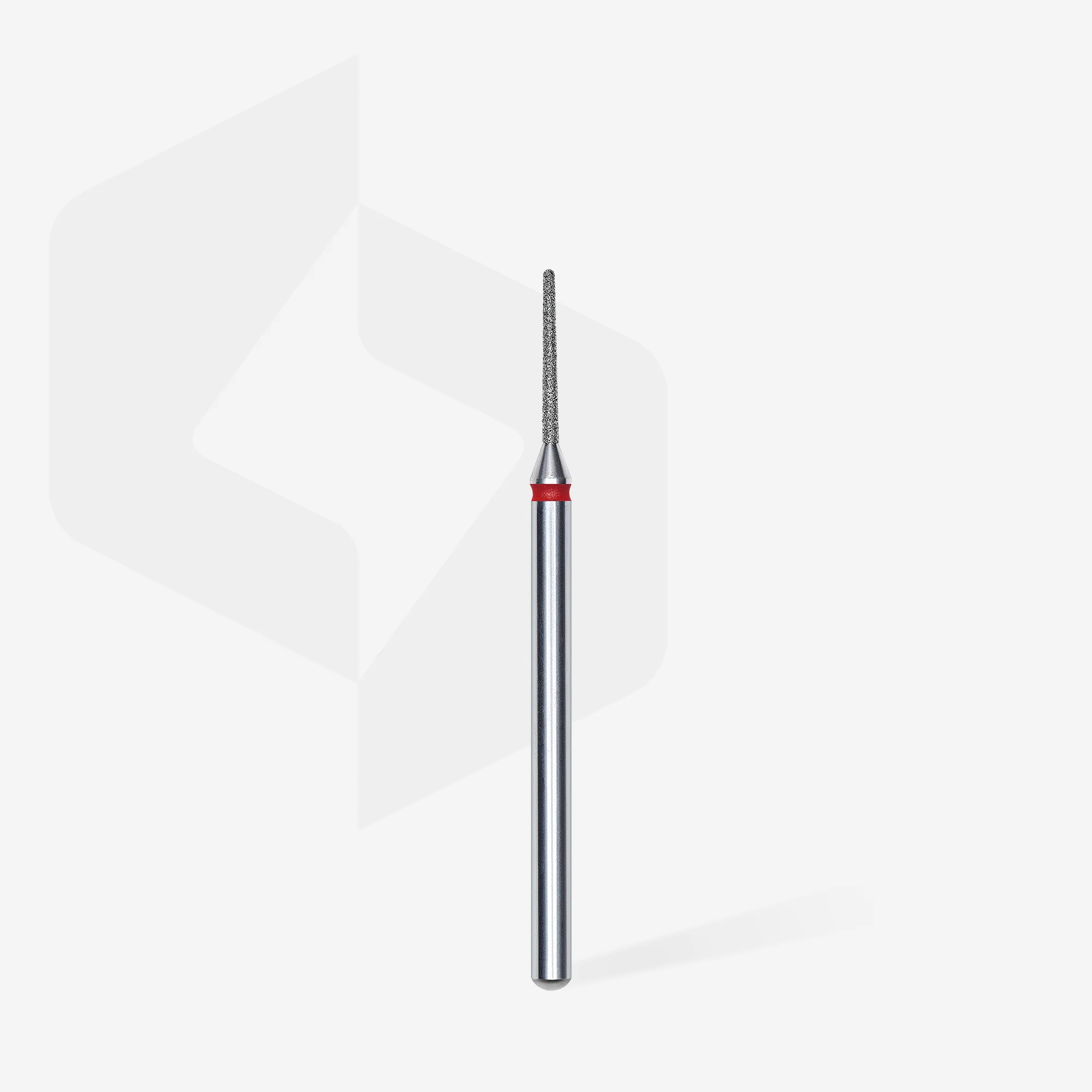 Queen's Cosmetics Marseille - Staleks pro - Embout diamant pour les ongles "Aiguille" Rouge 1/10 MM STALEKS PRO