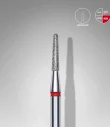 Queen's Cosmetics Marseille - Staleks pro - Embout diamant pour les ongles "Tronconique" Rouge 1.8/8 MM STALEKS PRO