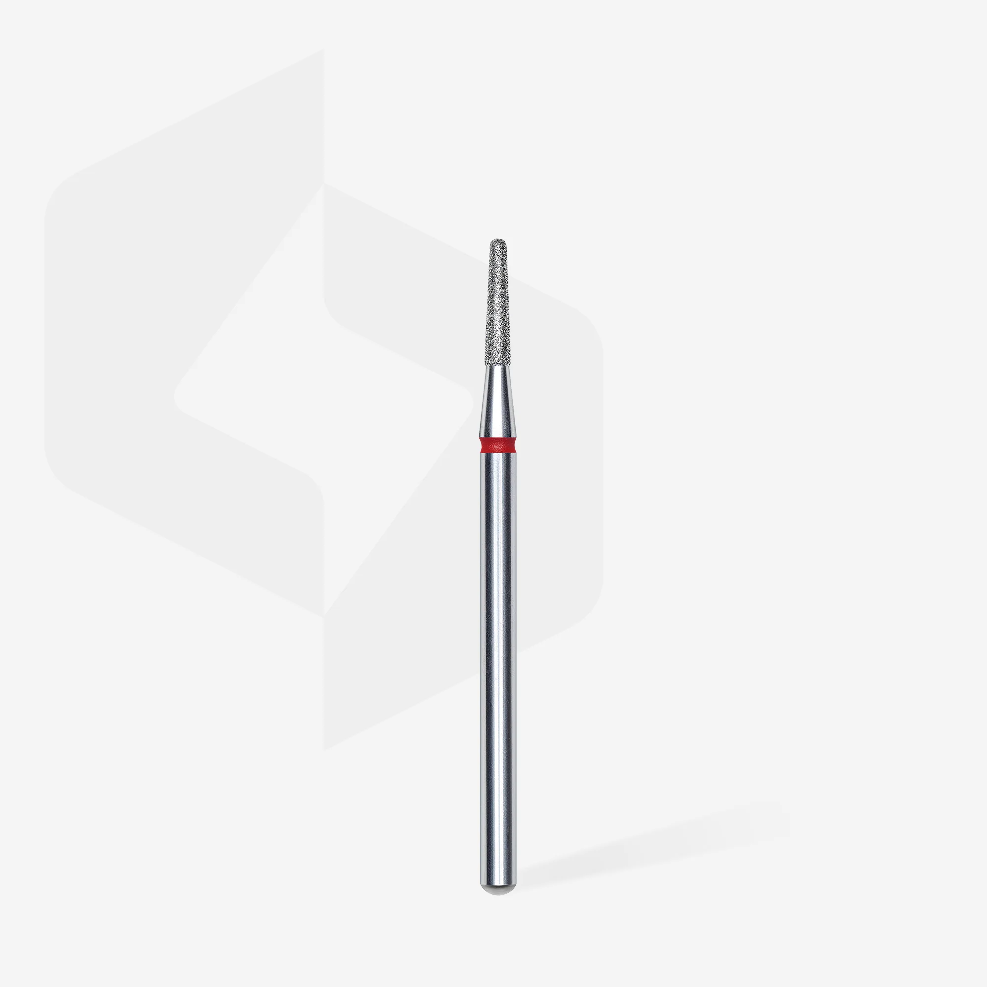 Queen's Cosmetics Marseille - Staleks pro - Embout diamant pour les ongles "Tronconique" Rouge 1.8/8 MM STALEKS PRO