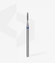 Queen's Cosmetics Marseille - Staleks pro - Embout diamant pour les ongles "Flamme" Bleu 1.4/8 MM STALEKS PRO