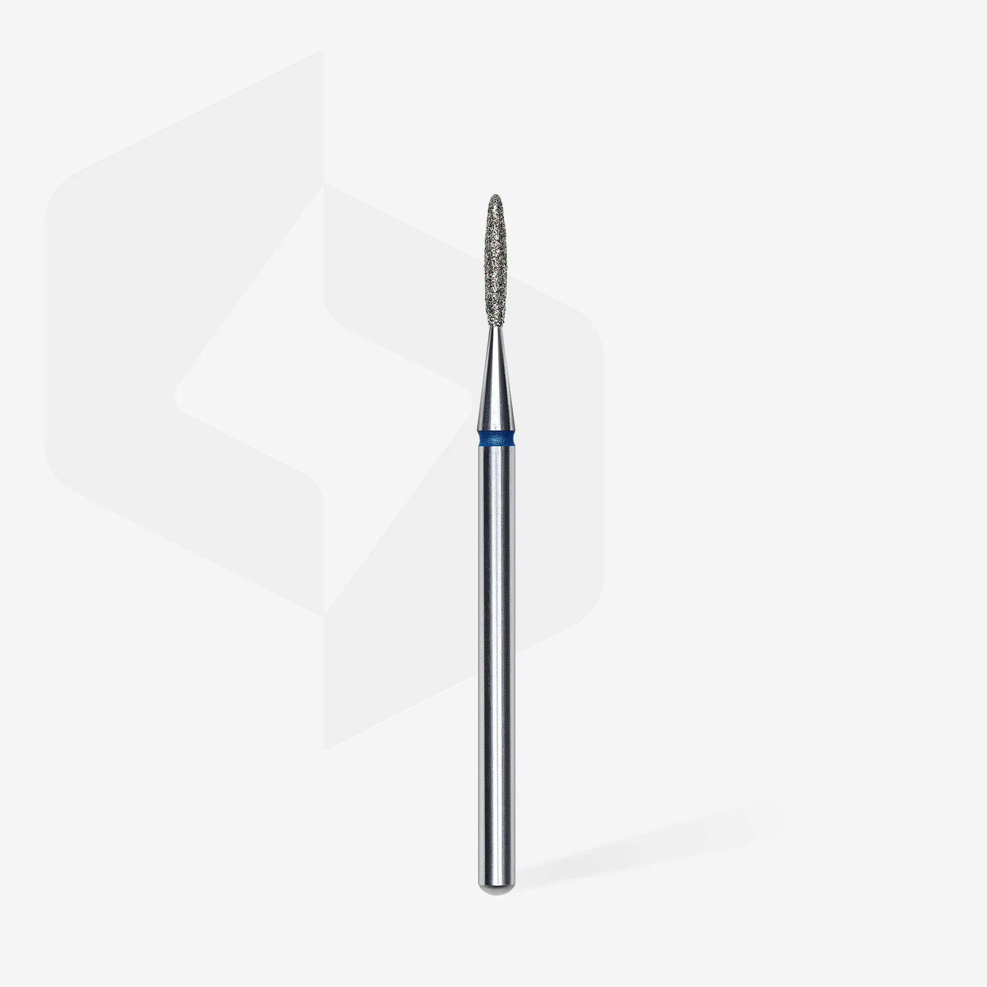 Queen's Cosmetics Marseille - Staleks pro - Embout diamant pour les ongles "Flamme" Bleu 1.4/8 MM STALEKS PRO