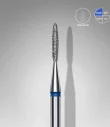 Queen's Cosmetics Marseille - Staleks pro - Embout diamant pour les ongles "Flamme" Bleu 1.4/8 MM STALEKS PRO
