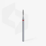 Queen's Cosmetics Marseille - Staleks pro - Embout diamant pour les ongles "Flamme" Rouge 1.6/8 MM STALEKS PRO