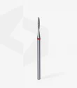 Queen's Cosmetics Marseille - Staleks pro - Embout diamant pour les ongles "Flamme" Rouge 1.4/8 MM STALEKS PRO